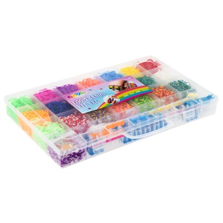 JOYA - Rubber Band Loom Kit, plastic storage box (981046)