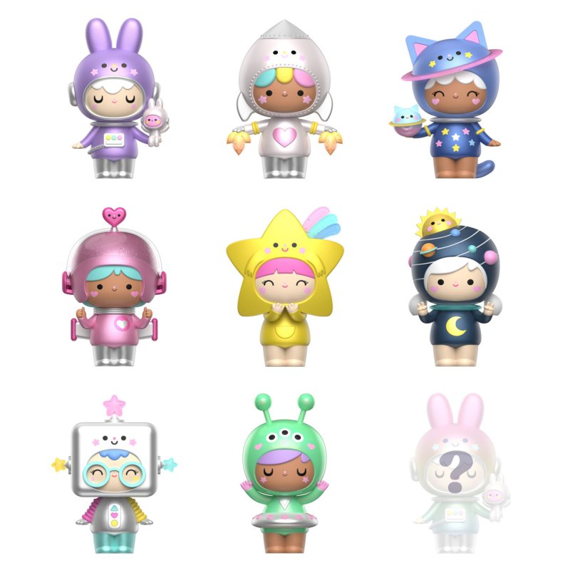 Out of This World - Assortiment de 8 poupées à message