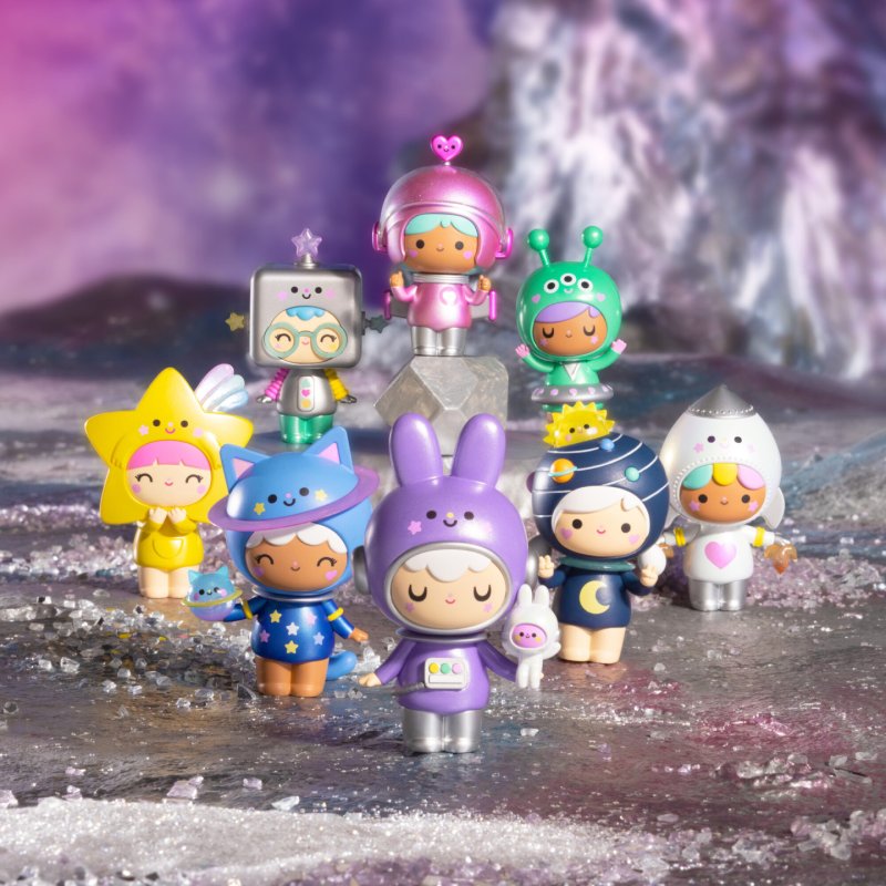 Out of This World - Assortiment de 8 poupées à message