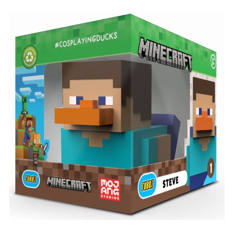 Minecraft Tubbz PVC Figure Steve Boxed Edition 10 cm