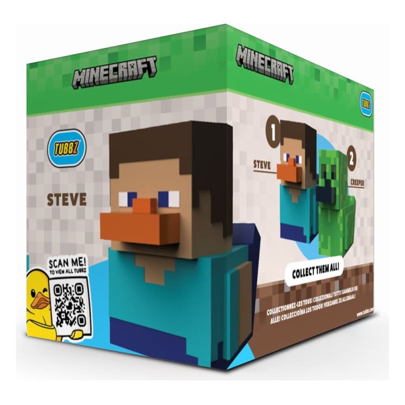 Minecraft Tubbz PVC Figure Steve Boxed Edition 10 cm