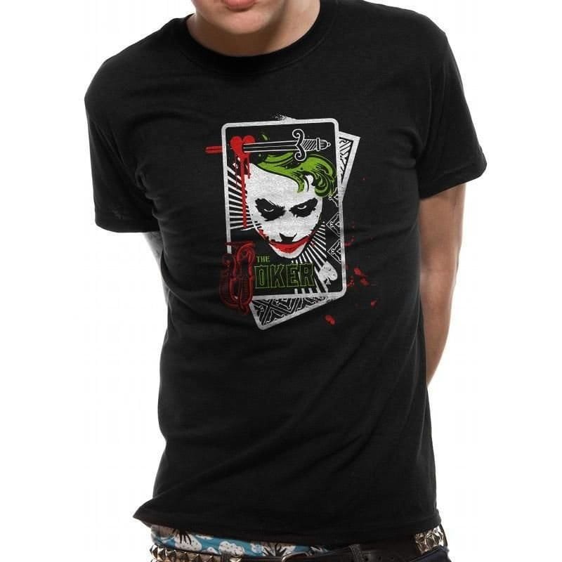 The Dark Knight T-Shirt Playing Card Size L