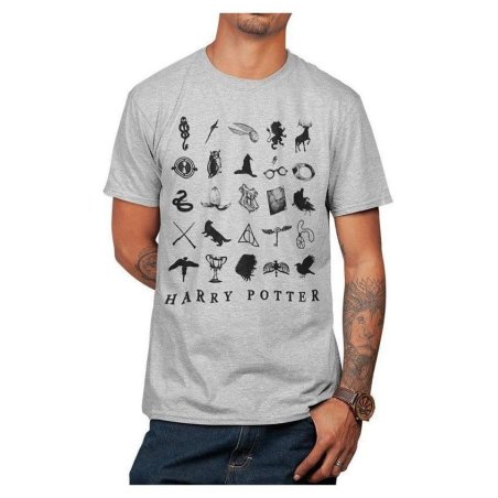 Harry Potter T-Shirt Icons Size M