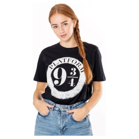 Harry Potter T-Shirt Platform 9 3/4 Raised Print Size XXL