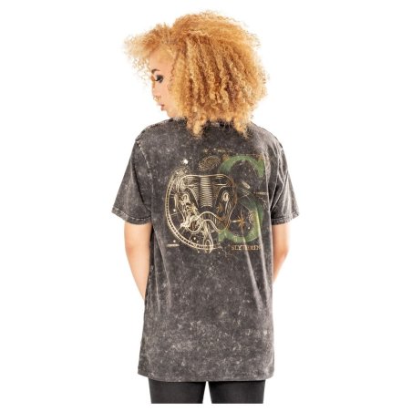 Harry Potter T-Shirt Slytherin Acid Wash Size M