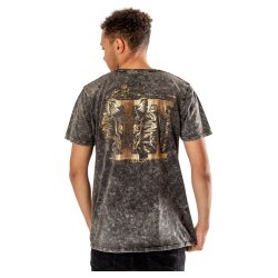 Harry Potter T-Shirt Hufflepuff Acid Wash Size XXL