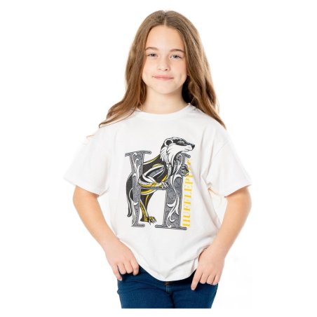 Harry Potter Kids T-Shirt Hufflepuff Mosaic Size 9-11