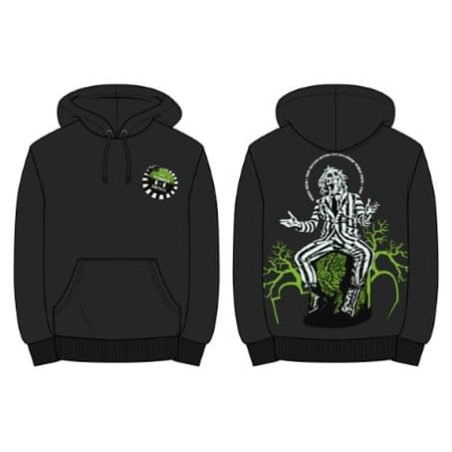 Beetlejuice Hooded Sweater Front Back World Tour Size S