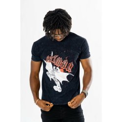 Batman T-Shirt Rock Acid Wash Size XL