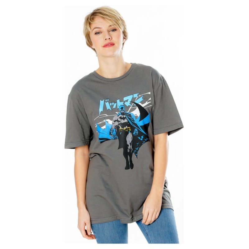 DC Comics T-Shirt Batman Manga Cape Size M