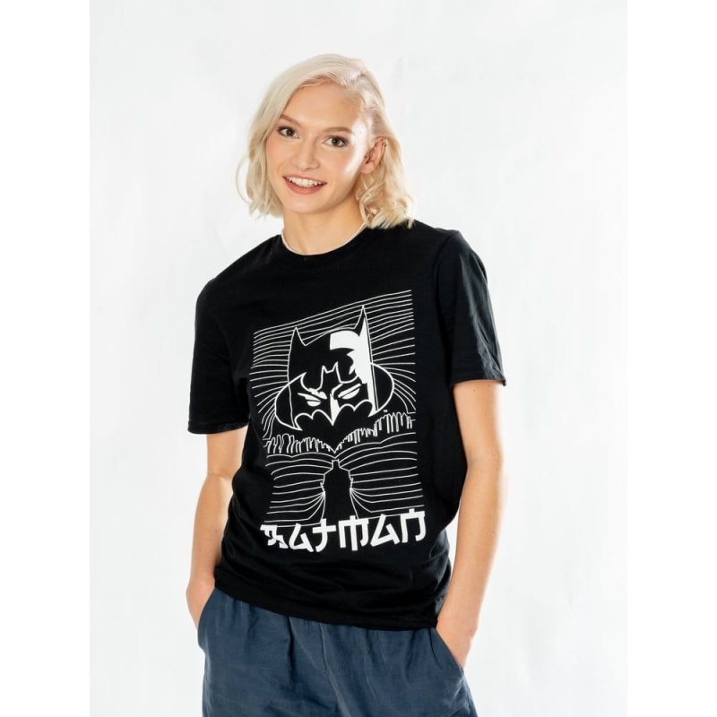 DC Comics T-Shirt Batman Anime City Size L