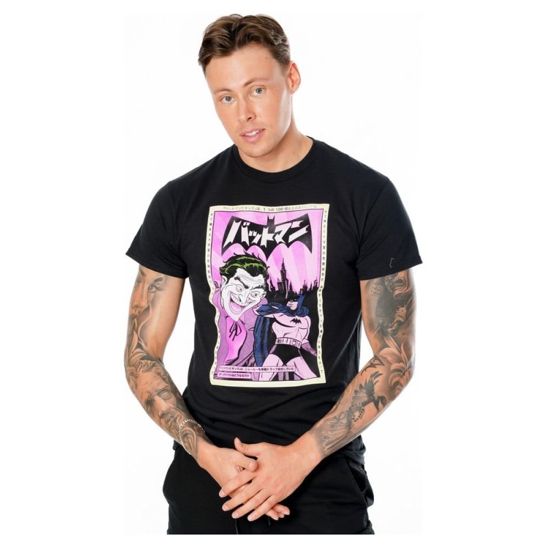 Batman T-Shirt Joker Anime Poster Size L