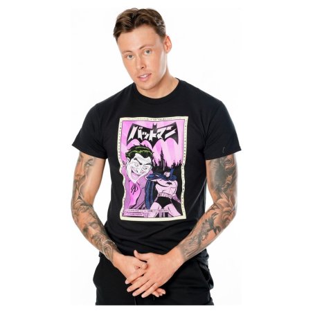Batman T-Shirt Joker Anime Poster Size L