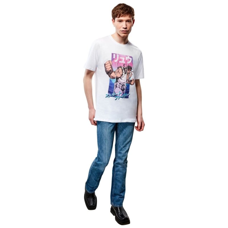 Street Fighter T-Shirt Ryu Size L