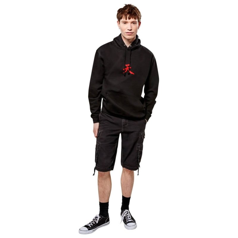 Street Fighter Hooded Sweater Akuma Reverse Size XXL