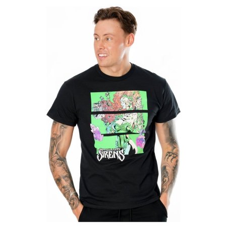 Gotham City Sirens T-Shirt Poison Ivy Sirens Cash Black Size S
