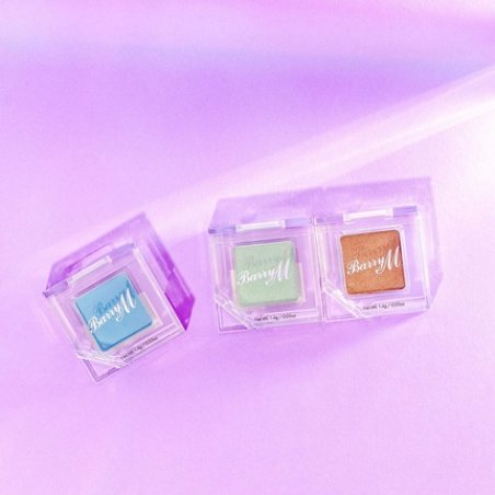 Barry M Cosmetics Clickable Single Yellow Shimmer Eyeshadow Palette Stranger Stanger