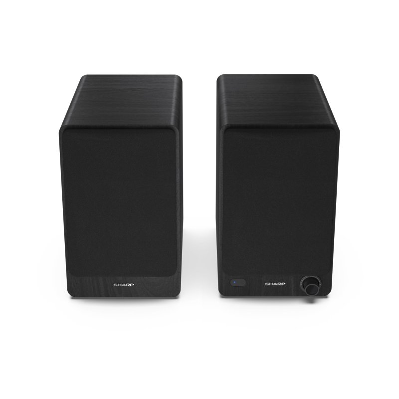 Bookshelf Speakers, 2-way, 2.0 channels, wired and wireless, 60 W, black