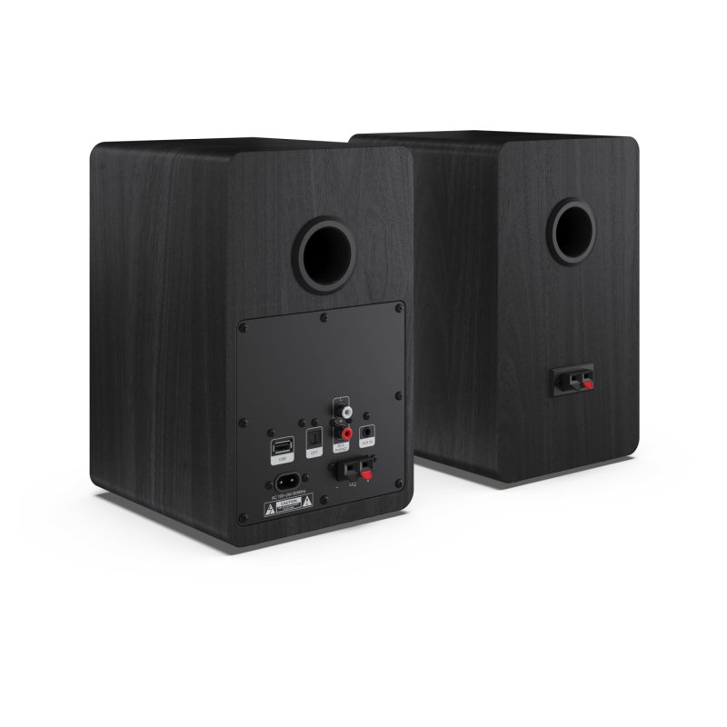 Sharp Bookshelf Speakers 2-voies Noir Avec fil &sans fil 60 W