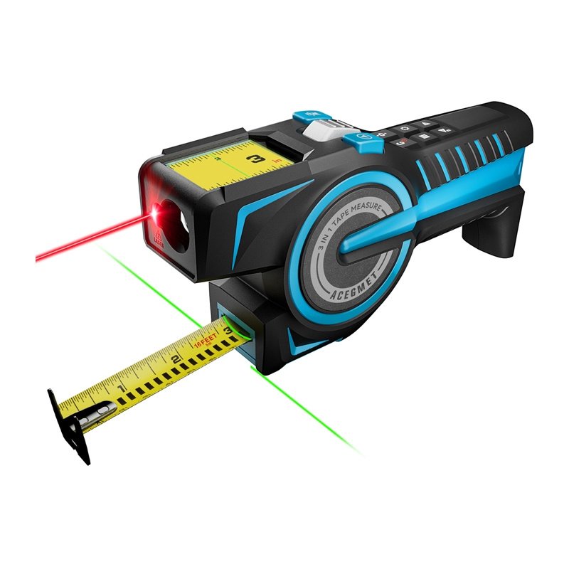 Mileseey DTX 10 Laser Distance Measurer with a 100-meter measuring tape