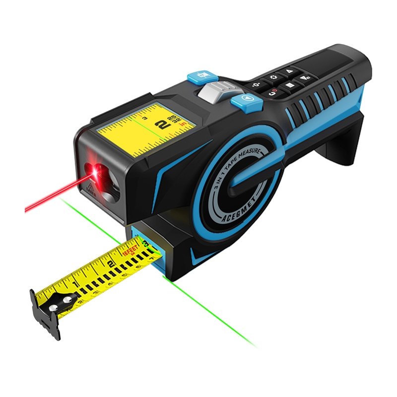 Mileseey DTX 10 Laser Distance Measurer with a 100-meter measuring tape