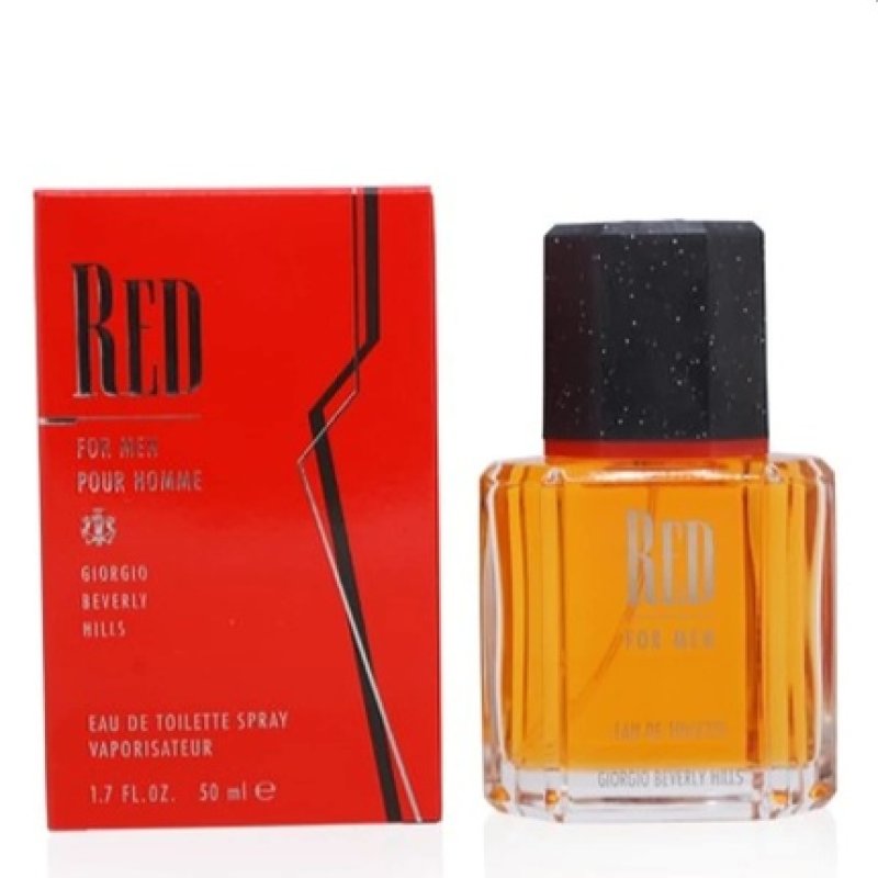 Red by Giorgio Beverly Hills for Men Eau De Toilette Spray 1.7-Ounce