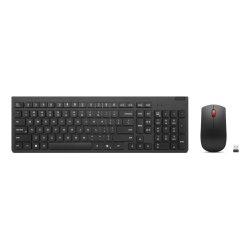 Lenovo 4X31R64453 keyboard Mouse included Office RF Wireless US English Black