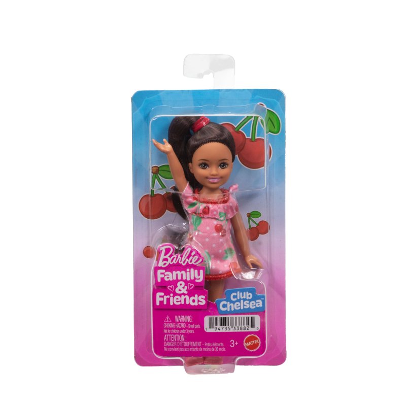 Barbie - Chelsea and Friends Doll - Lula with Brunette Hair (JJB35)