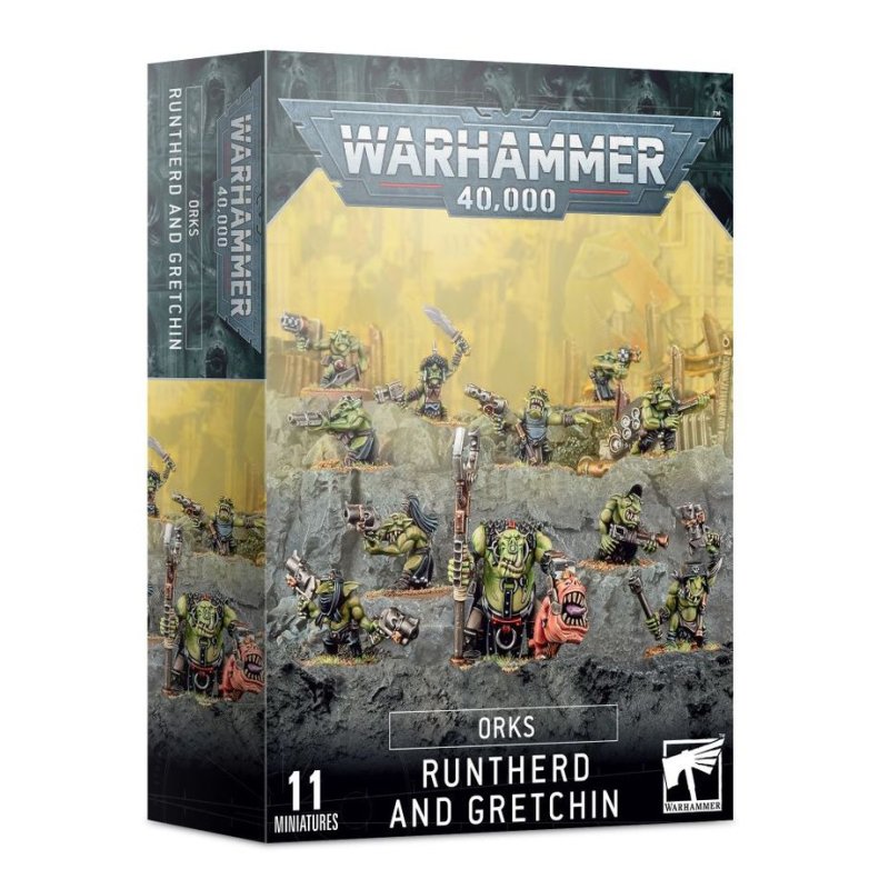 Warhammer 40K - Orks - Runtherd And Gretchin
