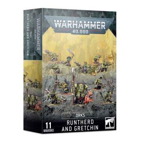 Warhammer 40K - Orks - Runtherd And Gretchin