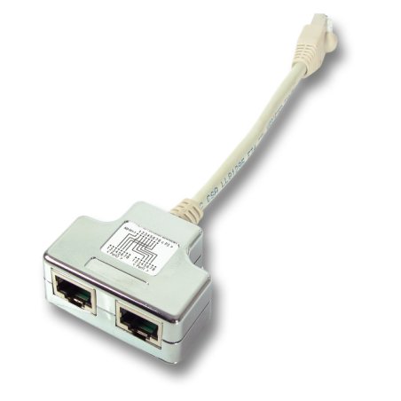 EFB Elektronik K5125.015 changeur de genre de câble RJ-45 2 x RJ-45 Blanc