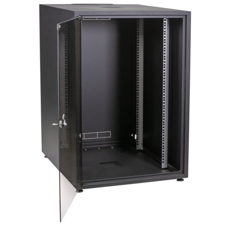 EFB Elektronik OFF-1266TS.V1RW rack cabinet 12U Freestanding rack Black
