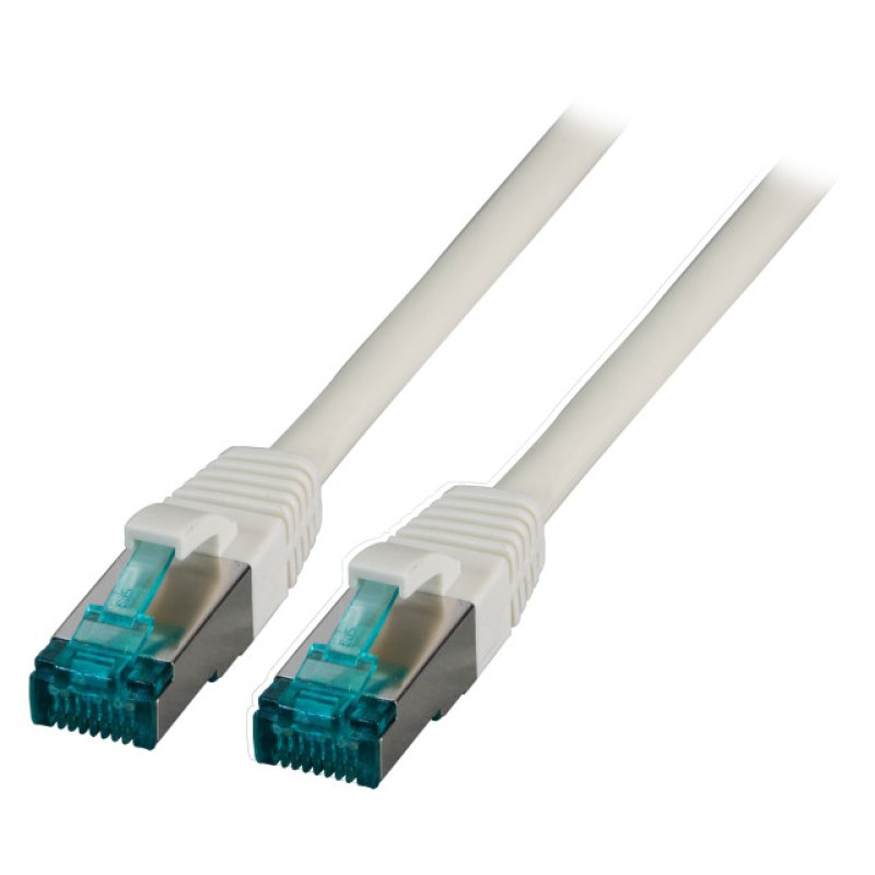 EFB RJ45 Patchkabel S/FTP Cat.6A LSZH 15.00m grau