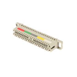 EFB Elektronik 46006.1F LSA strips Series 2 Connection strip 2/10 with colour code 10 double wires
