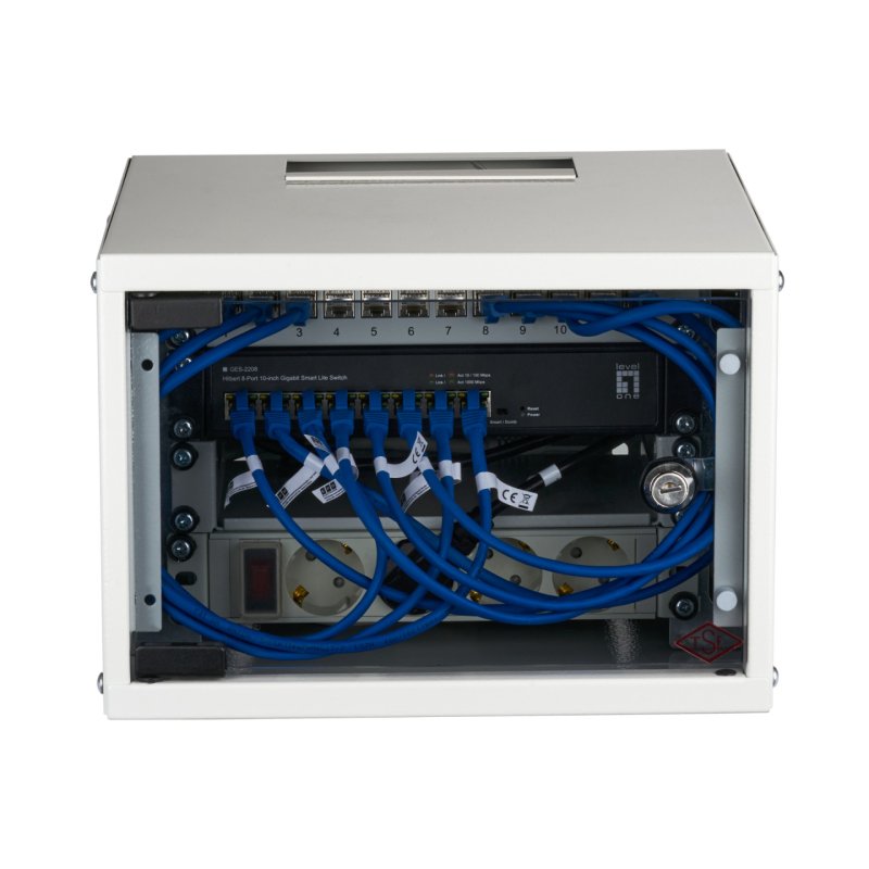 EFB Elektronik WGB-1004GR.30-SET1 étagère 4U Rack monté sur le mur Gris
