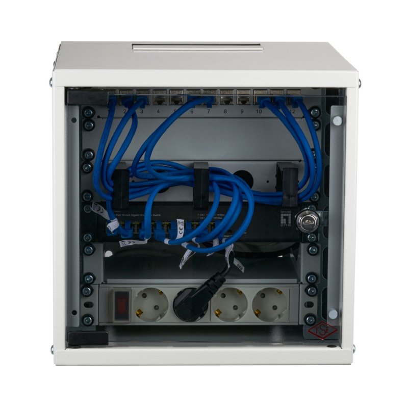 EFB Elektronik WGB-1006GR.30-SET1 rack cabinet 6U Wall mounted rack Grey