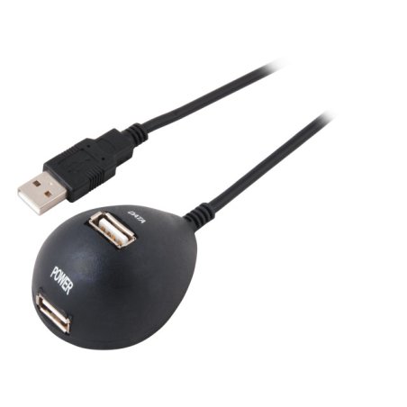 EFB Elektronik EB438V2 hub & concentrateur USB 2.0 480 Mbit/s Noir