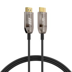 EFB Elektronik HDMI-21-00008 HDMI cable 30 m HDMI Type A (Standard) Black, Stainless steel
