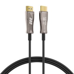 EFB Elektronik HDMI-20-00009 HDMI cable 30 m HDMI Type A (Standard) Black, Stainless steel