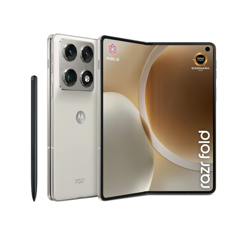 Motorola razr fold 20,6 cm (8.09") Double SIM Android 16.0 5G USB Type-C 16 Go 512 Go 6000 mAh Blanc