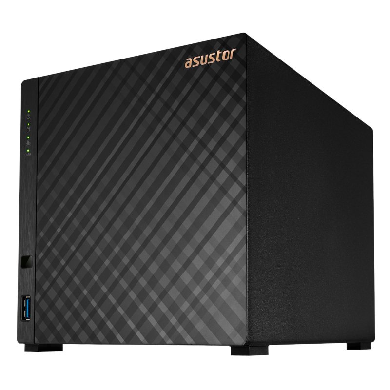 Serveur NAS Asustor Drivestor 4 Gen 2 AS-1204T - 4 baies (Noir)