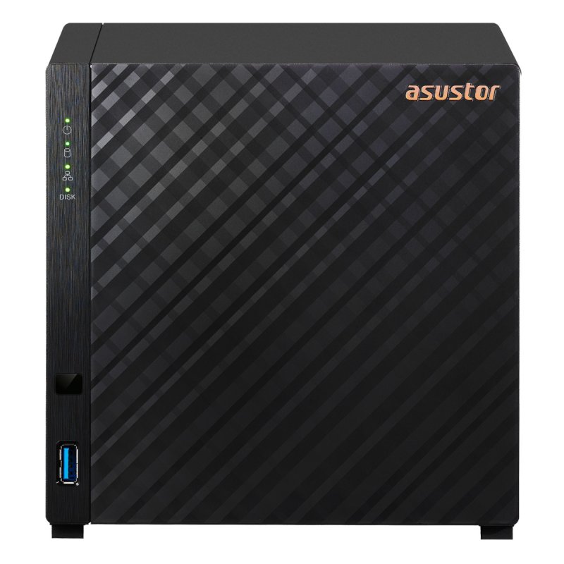 Serveur NAS Asustor Drivestor 4 Gen 2 AS-1204T - 4 baies (Noir)