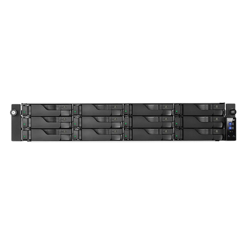 Asustor AS6512RD NAS Rack (2 U) Ethernet/LAN Noir C3538