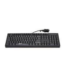 GETT GCQ Cleantype Easy Basic Tastatur mit Kunststoffgehaeuse IP 68 NUM-Block 105 Tasten USB Farbe: schwarz Layout: DE