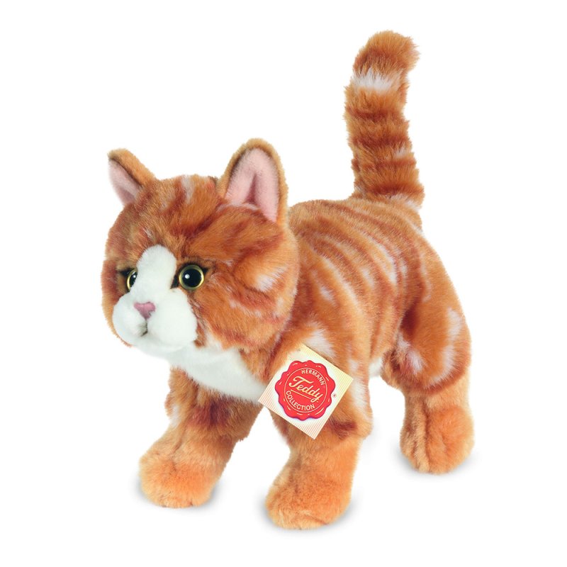 Teddy Hermann - Standing Cat red 20 cm (906827)