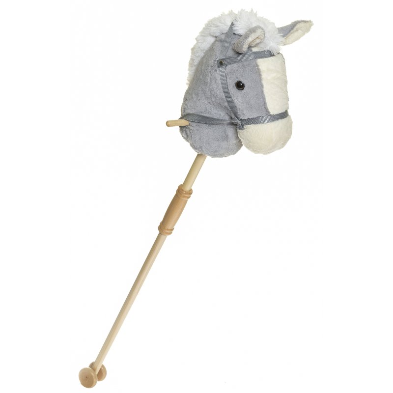 Teddykompaniet - Hobby Horse Detachable, Grey (TK13009)
