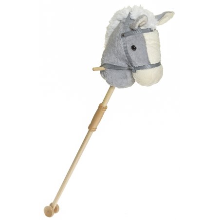 Teddykompaniet - Hobby Horse Detachable, Grey (TK13009)