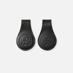 Cloby - Magnetic Leather Clips, Black