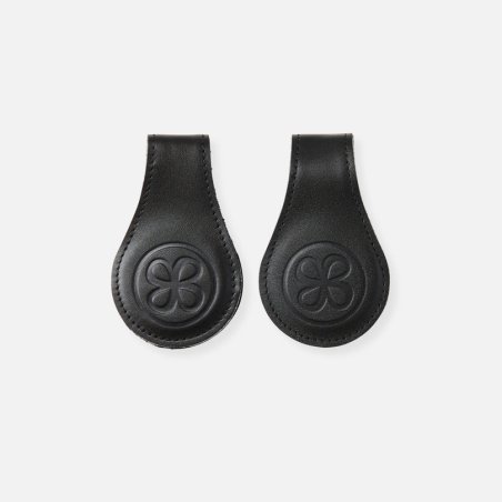 Cloby - Magnetic Leather Clips, Black