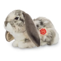 Teddy Hermann - Lying Rabbit grey-white 30 cm (937975)